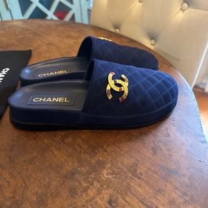 Chanel Flat Mules